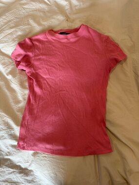 Theory Cotton Ribbed Top